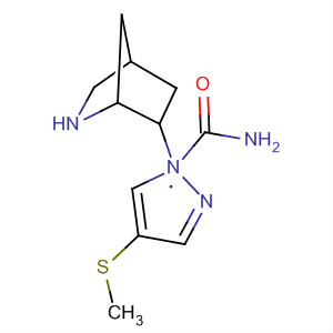 1H-pyrazole-1-carboxamide,n-2-azabicyclo[2.2.1]hept-6-yl-4-(methylthio)- Structure,655788-54-8Structure