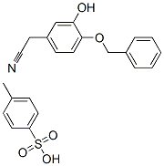 3-Tosyloxy-4-benzyloxybenzyl cyanide Structure,65615-26-1Structure