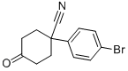 1-(4-Bromophenyl)-4-oxocyclohexanecarbonitrile Structure,65619-28-5Structure