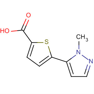 5-(1-Methyl-1h-pyrazol-5-yl)-2-thiophenecarboxylic acid Structure,656226-60-7Structure