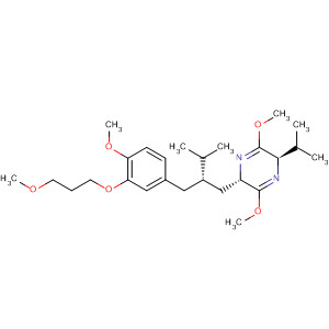 (2S,5r)-2,5-dihydro-3,6-dimethoxy-2-[(2s)-2-[[4-methoxy-3-(3-methoxypropoxy)phenyl]methyl]-3-methylbutyl]-5-(1-methylethyl)pyrazine Structure,656241-17-7Structure