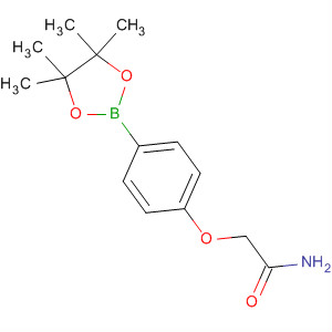 2-[4-(4,4,5,5-四甲基-1,3,2-二噁硼烷-2-基)苯氧基]乙酰胺结构式_656257-47-5结构式