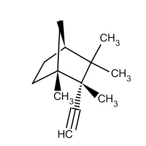 (1r,2s,4s)-(9ci)-2-乙炔-1,2,3,3-四甲基-双环[2.2.1]庚烷结构式_656801-94-4结构式