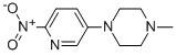 1-Methyl-4-(6-nitropyridin-3-yl)piperazine Structure,657410-79-2Structure