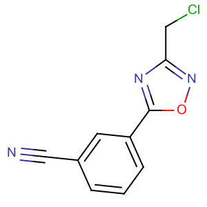 3-(3-Chloromethyl-[1,2,4]oxadiazol-5-yl)-benzonitrile Structure,657423-53-5Structure