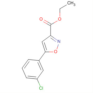 Ethyl 5-(3-chlorophenyl)-isoxazole-3-carboxylate Structure,657424-77-6Structure