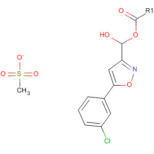 [5-(3-Chlorophenyl)isoxazol-3-yl]methyl methanesulfonate Structure,657424-81-2Structure