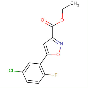 Ethyl 5-(5-chloro-2-fluorophenyl)isoxazole-3-carboxylate Structure,657425-09-7Structure