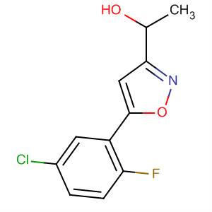 1-[5-(5-Chloro-2-fluorophenyl)isoxazol-3-yl]ethanol Structure,657425-15-5Structure