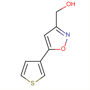 (5-(Thiophen-3-yl)isoxazol-3-yl)methanol Structure,657425-25-7Structure