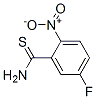 Benzenecarbothioamide, 5-fluoro-2-nitro-(9ci) Structure,658076-53-0Structure