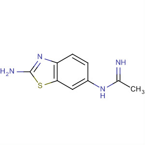 Ethanimidamide, n-(2-amino-6-benzothiazolyl)-(9ci) Structure,659743-44-9Structure