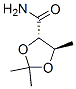 反式-(9ci)-2,2,5-三甲基-1,3-二氧戊环-4-羧酰胺结构式_66003-32-5结构式