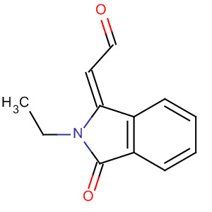 (2e)-(9ci)-(2-乙基-2,3-二氢-3-氧代-1H-异吲哚-1-基)-乙醛结构式_660391-87-7结构式