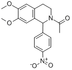 1-[6,7-Dimethoxy-1-(4-nitro-phenyl)-3,4-dihydro-1h-isoquinolin-2-yl]-ethanone Structure,66040-42-4Structure