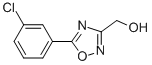 (5-(3-Chlorophenyl)-1,2,4-oxadiazol-3-yl)methanol Structure,660417-36-7Structure