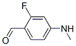 Benzaldehyde, 2-fluoro-4-(methylamino)-(9ci) Structure,660432-45-1Structure