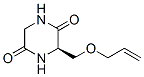 (3r)-(9ci)-3-[(2-丙烯基氧基)甲基]-2,5-哌嗪二酮结构式_660862-77-1结构式