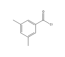 3,5-二甲基苯甲酰氯结构式_6613-44-1结构式