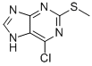 6-Chloro-2-(methylthio)-7H-purine Structure,66191-23-9Structure