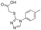 {[4-(4-Methylphenyl)-4h-1,2,4-triazol-3-yl]thio}aceticacid Structure,66297-64-1Structure