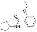 (9ci)-n-环戊基-2-(乙基硫代)-苯甲酰胺结构式_663186-25-2结构式