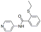 Benzamide, 2-(ethylthio)-n-4-pyridinyl-(9ci) Structure,663186-88-7Structure