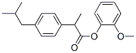 2-Methoxyphenyl 2-(4-isobutylphenyl)propionate Structure,66332-77-2Structure