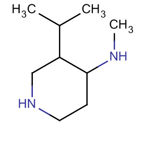 (9ci)-1-甲基-3-(1-甲基乙基)-4-哌啶胺结构式_663600-36-0结构式