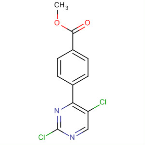 4-(2,5-Dichloropyrimidin-4-yl)benzoic acid methyl ester Structure,663611-49-2Structure