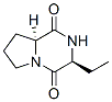 (3S-反式)-(9CI)-3-乙基六氢吡咯并[1,2-a]吡嗪-1,4-二酮结构式_66381-16-6结构式