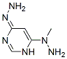 4(1H)-pyrimidinone, 6-(1-methylhydrazino)-, hydrazone (9ci) Structure,663909-90-8Structure