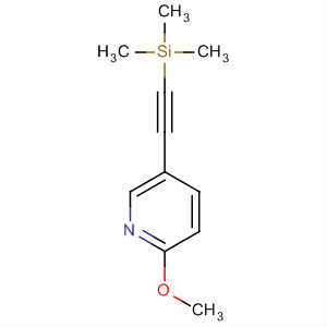 2-Methoxy-5-[(trimethylsilyl)ethynyl]pyridine Structure,663955-58-6Structure