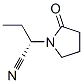 (9ci)-alpha-乙基-2-氧代-,(alphas)-1-吡咯烷乙腈结构式_664304-29-4结构式