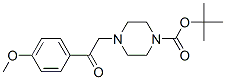 4-[2-(4-Methoxy-phenyl)-2-oxo-ethyl]-piperazine-1-carboxylic acid tert-butyl ester Structure,664362-19-0Structure