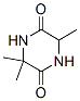 3,3,6-三甲基哌嗪-2,5-二酮结构式_66449-54-5结构式