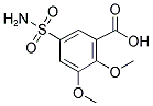 2,3-二甲氧基-5-磺酰胺苯甲酸结构式_66644-80-2结构式