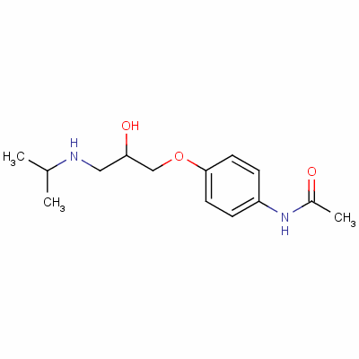 N-[4-[2-Hydroxy-3-[(1-Methylethyl)Amino]Propoxy]Phenyl]Acetamide Structure,6673-35-4Structure