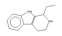 1-Ethyl-2,3,4,9-tetrahydro-1h-beta-carboline Structure,6678-86-0Structure