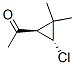 Ethanone, 1-(3-chloro-2,2-dimethylcyclopropyl)-, trans-(9ci) Structure,66788-38-3Structure