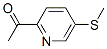 Ethanone, 1-[5-(methylthio)-2-pyridinyl]-(9ci) Structure,667882-37-3Structure