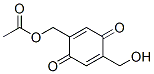 2,5-Cyclohexadiene-1,4-dione, 2-[(acetyloxy)methyl]-5-(hydroxymethyl)-(9ci) Structure,668462-09-7Structure