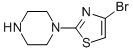 4-Bromo-2-(piperazin-1-yl)thiazole Structure,668484-59-1Structure