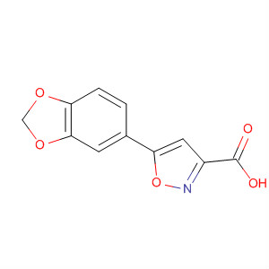 5-(1,3-Benzodioxol-5-yl)-3-isoxazolecarboxylic acid Structure,668971-47-9Structure