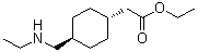 Cyclohexaneacetic acid, 4-[(ethylamino)methyl]-, ethyl ester, trans- Structure,669080-89-1Structure