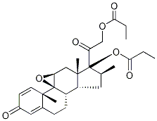 倍他米松9,11-环氧化物17,21-二丙酸酯结构式_66917-44-0结构式