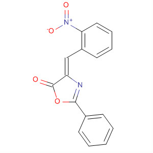 (Z)-4-(2-硝基亚苄基)-2-苯基噁唑-5(4h)-酮结构式_66949-10-8结构式