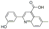 2-(3-Hydroxyphenyl)-6-methylquinoline-4-carboxylic acid Structure,669740-21-0Structure