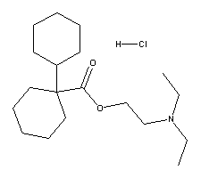 Dicyclomine hydrochloride Structure,67-92-5Structure