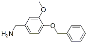 1-[4-(Benzyloxy)-3-methoxyphenyl]methanamine Structure,67023-43-2Structure